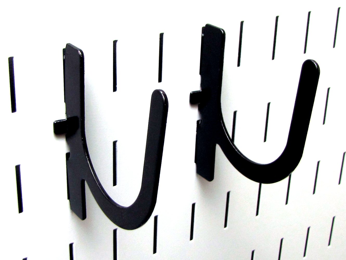 Wall Control 10-UH-003 B Slotted Pegboard U-Hook for Wall Control Pegboard Only, 3