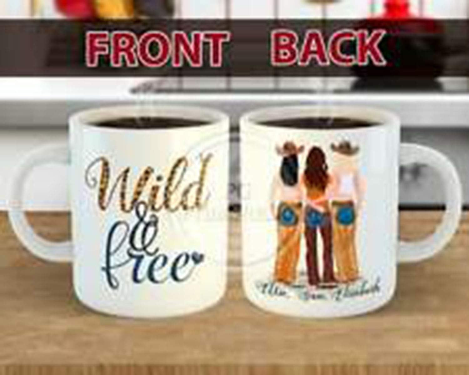 2 Sided Printing Cup Long Distance Mug For