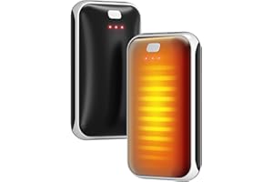 LERAT 2 Pack Hand Warmers, Rechargeable Electric Hand Warmer, 8Hrs Long-Lasting Heat, Reusable, Portable Pocket Warmers, Christmas Warm Gifts for Men Women Kids Camping