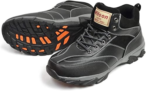 Amazon ウイルソン 防水 アウトドアシューズ メンズ トレッキングシューズ 登山靴 ハイキング ブーツ 防滑 幅広 屈曲性 通気性 Wilson ウイルソン ハイキング トレッキングシューズ