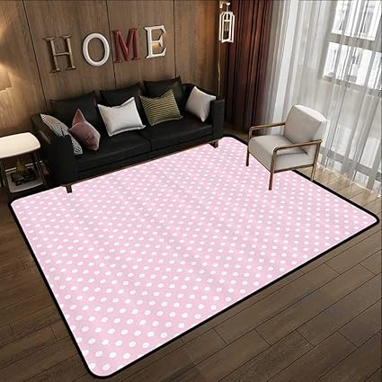 Amazon Com Durable Rubber Floor Mat Polka Dots Home Decor Tiny