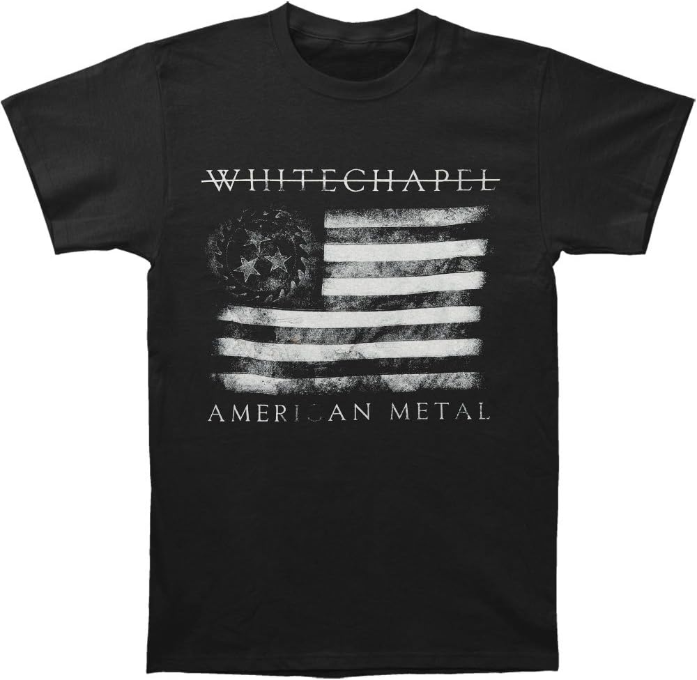 WhiteChapel Men's Strike Through Salute T-Shirt Black