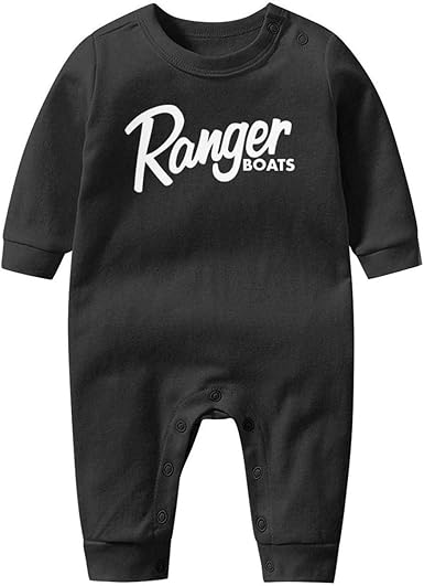 Amazon Com Baby Boys Girls Long Sleeve Infant Onesies Ranger Boats White Used Ranger Bass Boats For Sale Sleeper Clothing