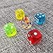 100 Pieces Translucent Colors 6-Sided Games Dice Set, 14 mm Round Corner Dice for Playing Games, Like Board Games, Dice Games, Math Games, Party Favors, Toy Gifts or Teaching Kids Math (100 Pack)