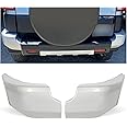 ECOTRIC Rear Bumper End Caps Cover Compatible with 2007-2014 Toyota FJ Cruiser TO1104121 5246235021 TO1105121 5246235021 with Special Edition Package Bumper Extension Pair Set