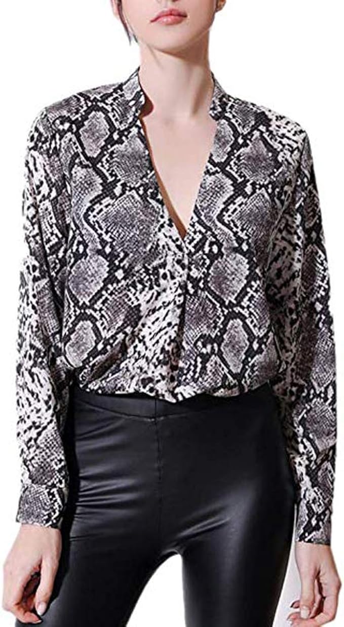 snakeskin shirts ladies