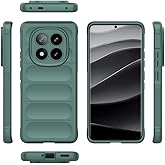 Elubugod Compatible with Xiaomi Redmi Note 14 Pro+ 5G Case Cover,TPU Mobile Phone Soft Compatible with Xiaomi Redmi Note 14 Pro+ 5G Case Cover Green