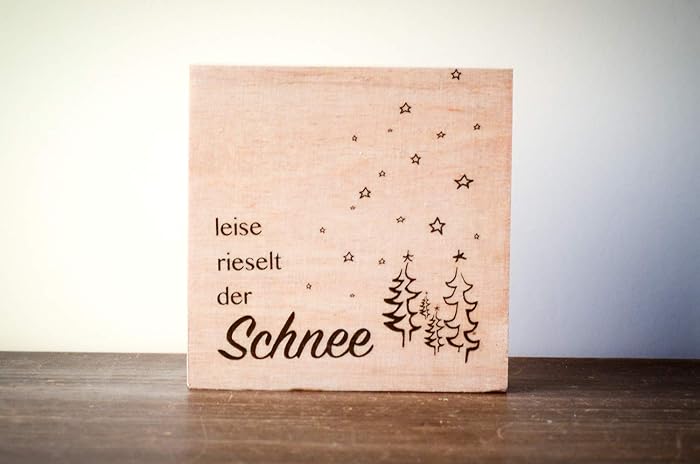 Leise Rieselt Der Schnee Weihnachtsdeko Weihnachten Modern