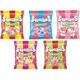 Squashies Drumstick Candies 5 Pack Variety (Original, Rhubarb &amp; Custard, Sour Cherry &amp; Apple, Bubblegum, Strawberry &amp; Cream) 120G