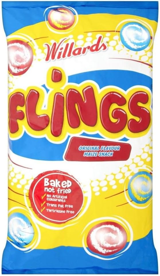 Willards Flings Maize Snacks (150g) - Pack of 6