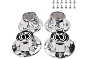 GRAND ORANGE 4PCS Center Caps Hubs Set ABS Plastic Wheel Compatible with Ford F150 Truck Bronco 1980-1996 / Van 1992-1996