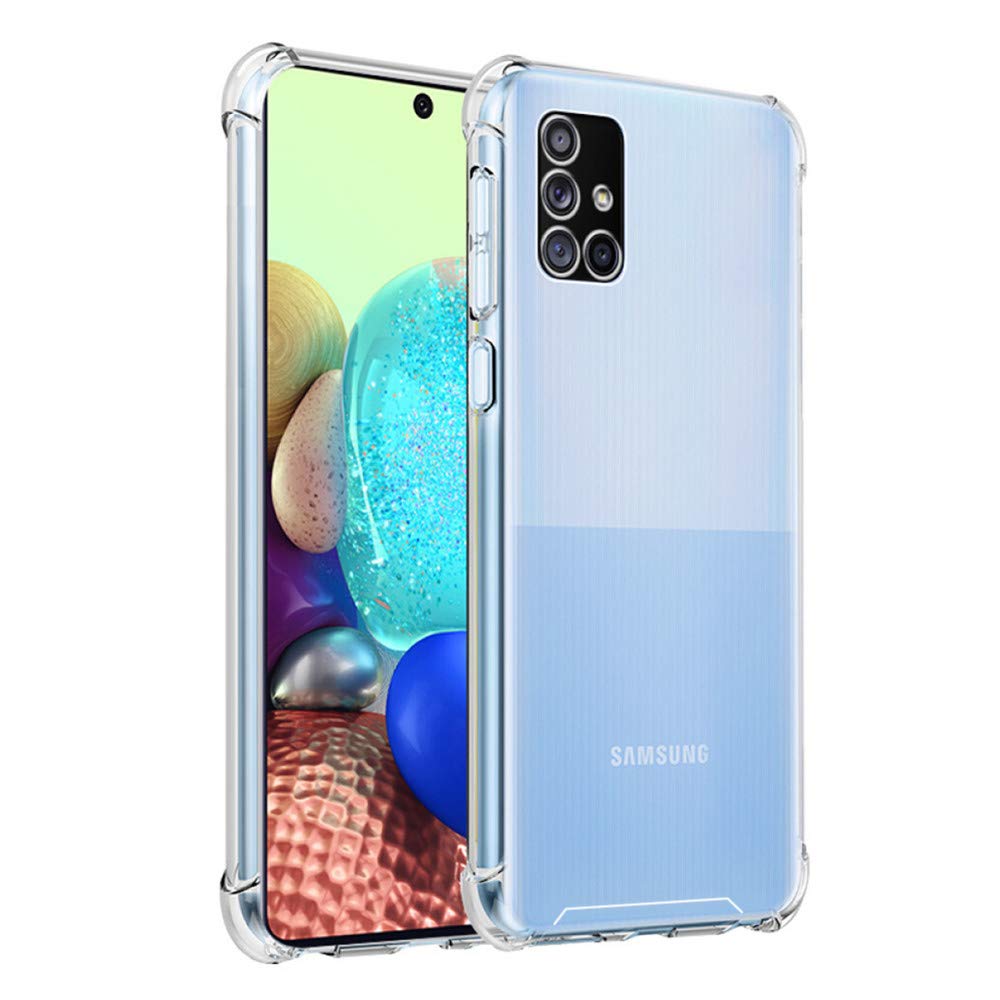 Hually Case for Samsung Galaxy A71, Anti Yellow Crystal Clear Smartphone Case, A71 Phone Cover Ultra Thin Designed, Transparent Gel Case Cover for Samsung galaxy A71 Case