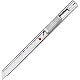 NT Cutter PRO Auto-Lock Stainless Steel Utility Knife (A-1P) 9mm | &ldquo;Red Dot&rdquo;, 58-degree Stainless Steel 9mm Blade, 1 Cutter