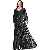 Laces Applique Mother of The Bride Dresses V Neck Chiffon Grandmother of The Groom Dress