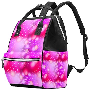 pink changing backpack