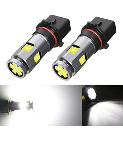 Amazon.com: HONLEEX DC/AC 9-36V PSX26W 12278 LED Fog Light Bulbs