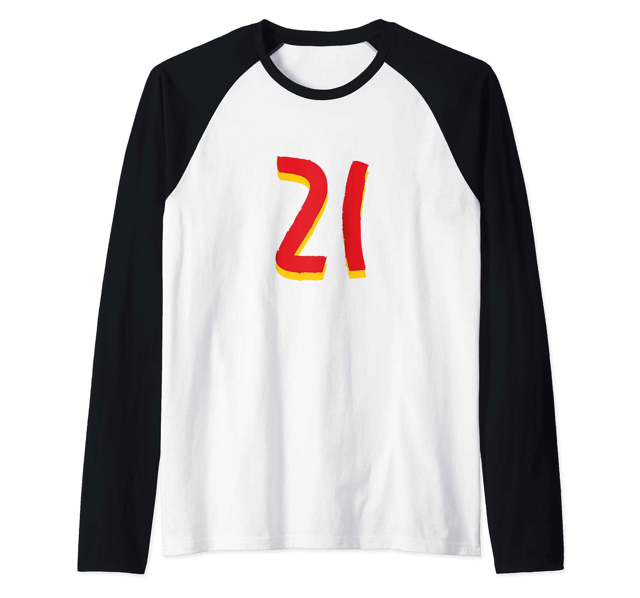 Spain Flag Raglan Baseball Tee