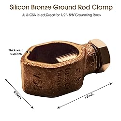 Silicon Bronze Ground Rod Clamp,UL & CSA