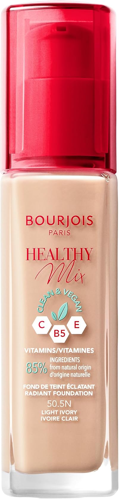 Bourjois Healthy Mix Clean Vegan Foundation No. 50.5 Light Ivory