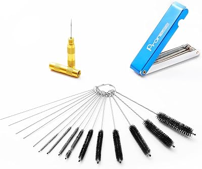 Pronese 3 Set Carbon Dirt Jet Cleaner Kit for Carburetor, Airbrush, Spray Gun
