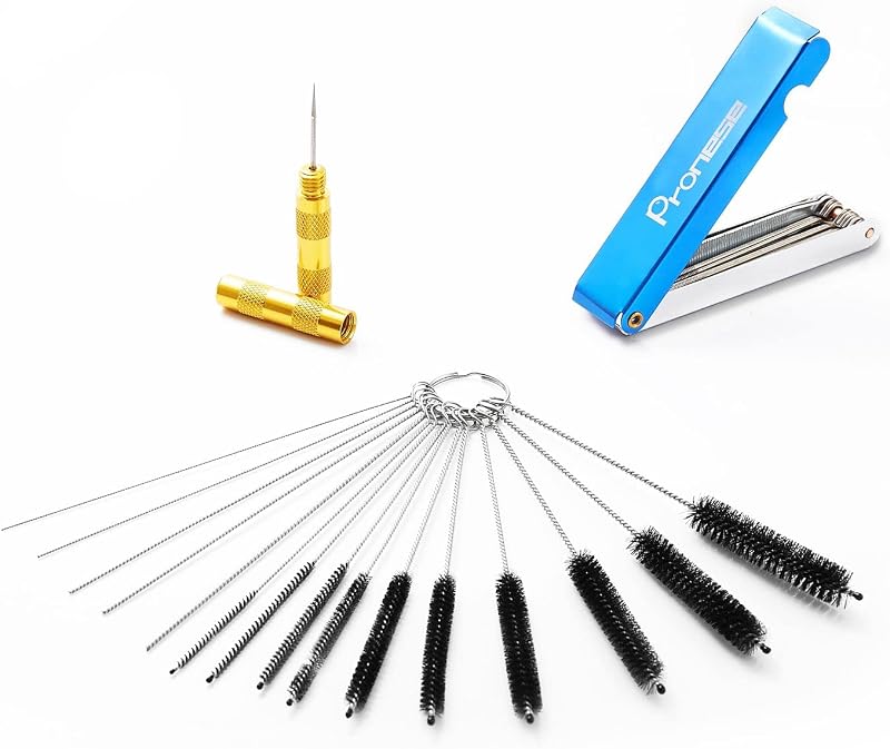 Pronese 3 Set Carbon Dirt Jet Cleaner Kit for Carburetor, Airbrush, Spray Gun