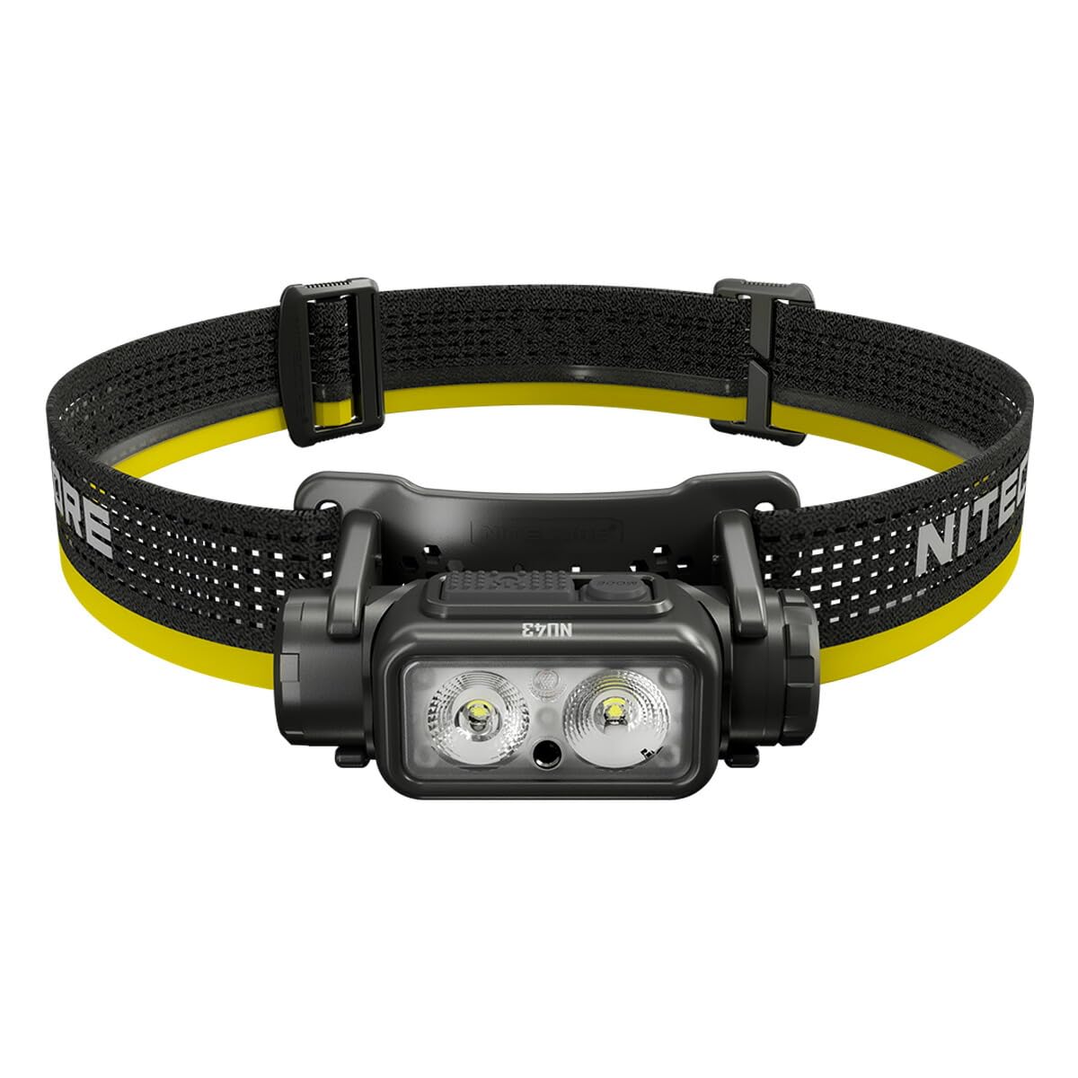 Nitecore NU43 Headlamp Lightweight USB-C Rechargeable LED Headlamp 1400 Lumens 130m Beam Range Red Light for Night Vision