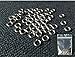 Yosoo 6mm 200 pcs Plated Split Rings for Blank Lures Crankbait Hard Bait Each Pack Bass Walleye Fishing