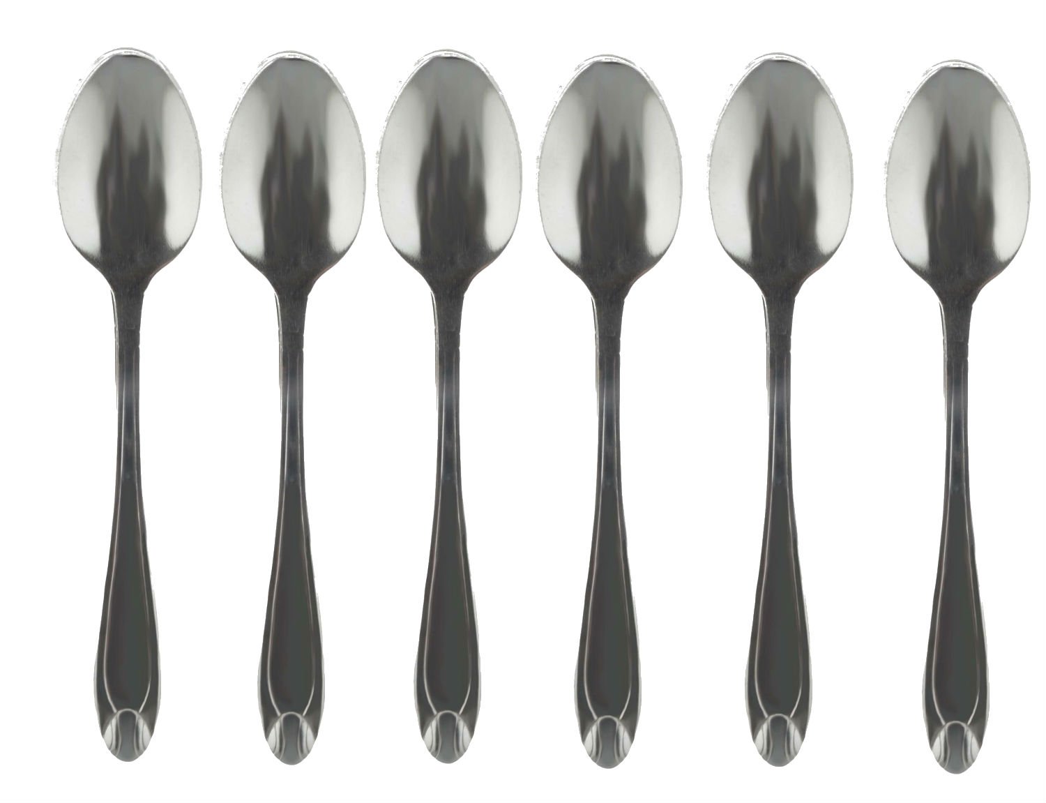 Pack of 12 Latte Spoons,Forks,Teaspoon Long Handle Stainless Steel Spoon - Ideal For Coffee Cafe Latte, Espresso, Hot Chocolate,Hot Drinks, Dessert (TEA SPOON)