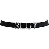 Western F.a.s.h.i.o.n Rhinestone Slut Statement Choker