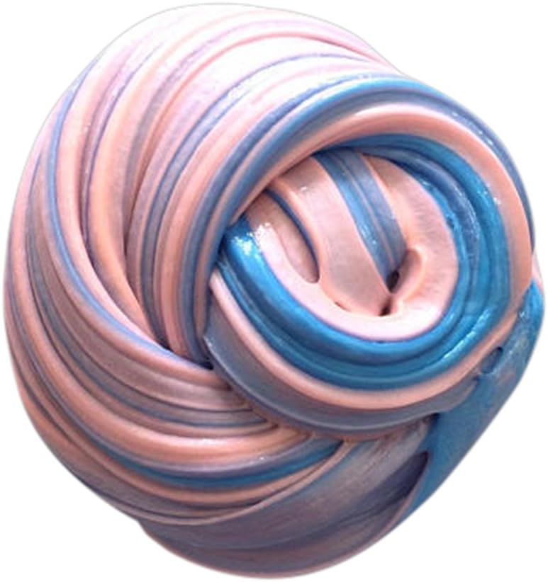Fenleo Fluffy Slime, Cute Pink Fluffy Floam Slime Stress Relief Clay Toy Scented Sludge Toys Super Soft and Non-Sticky Best Gift for Kids 1.0 Ounce