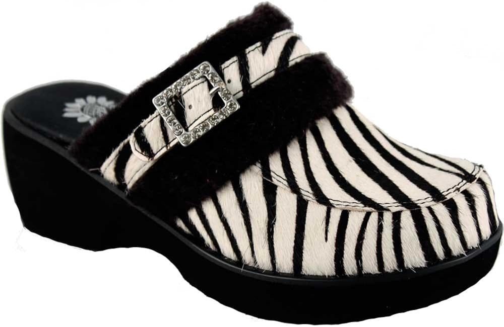 zebra clogs