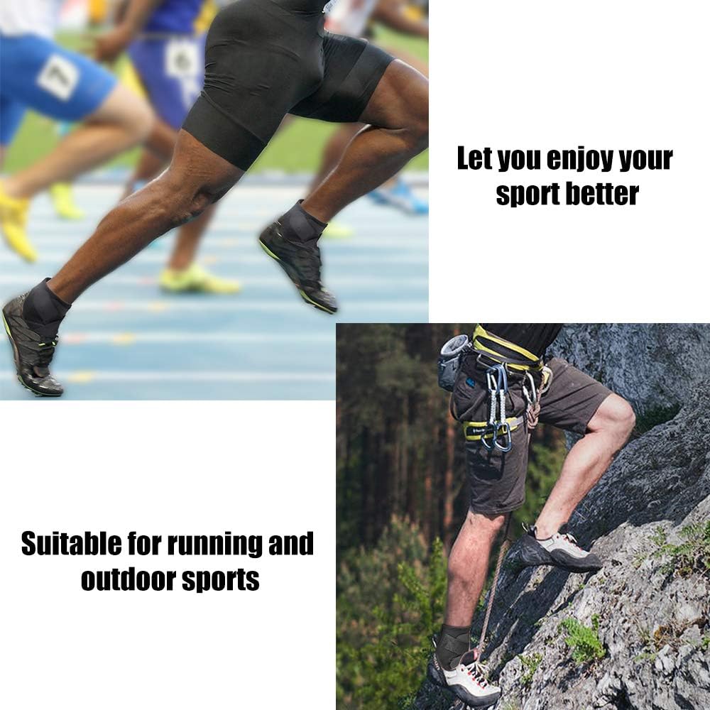 Ankle Support Brace Sleeve for Women Men, Compression Sports Wraps Guard for Running Basketball Volleyball Football Adjustable: Health & Personal Care