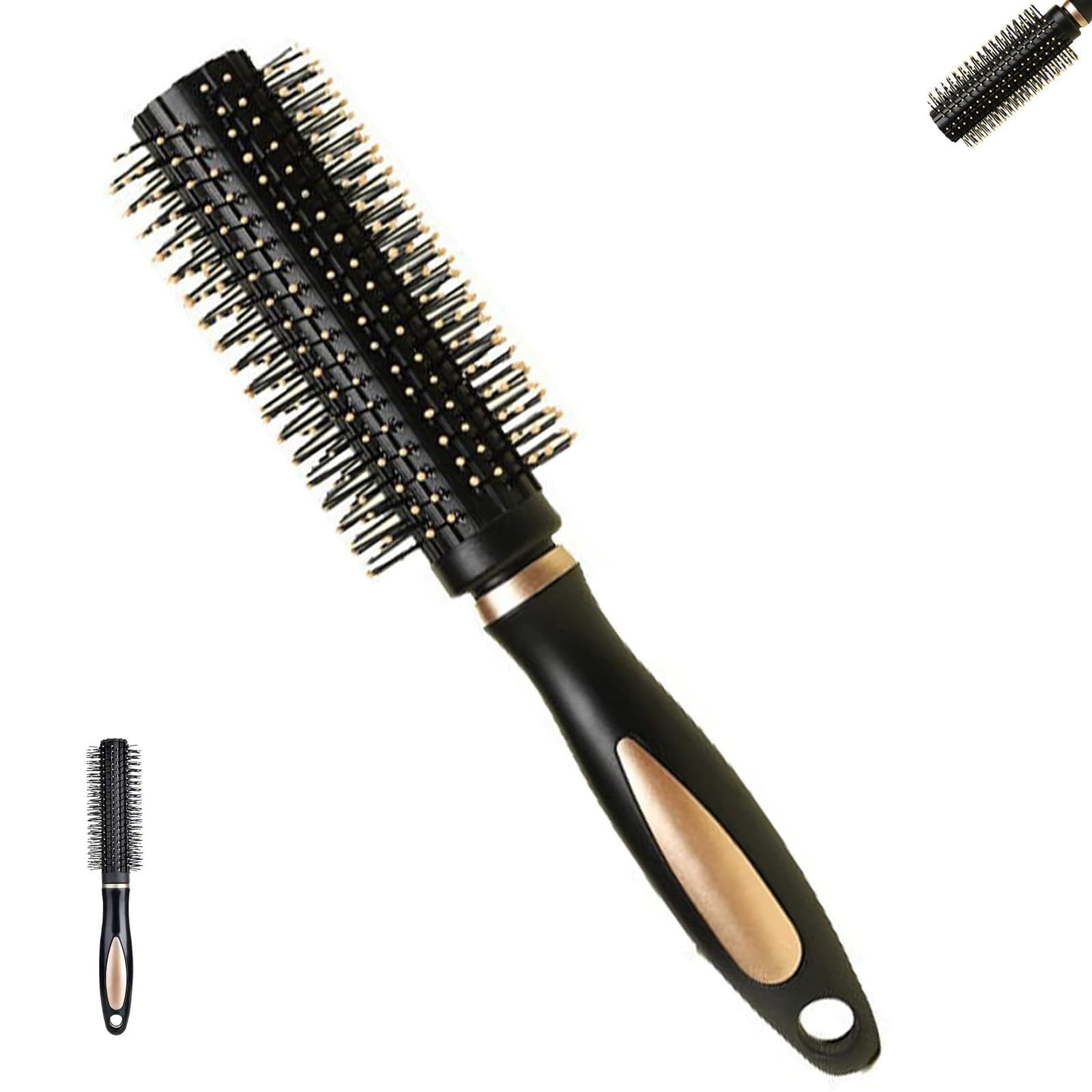 Round Curling Brush for Styling, Radial Hairbrush for Creating and Smoothing Curly or Wavy Hair, Styling Tools for Home