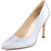 JENN ARDOR Women's High Heels Closed Pointed Toe Stiletto Classic Office Dress Bridal Wedding Pumps Sexy Prom Shoes