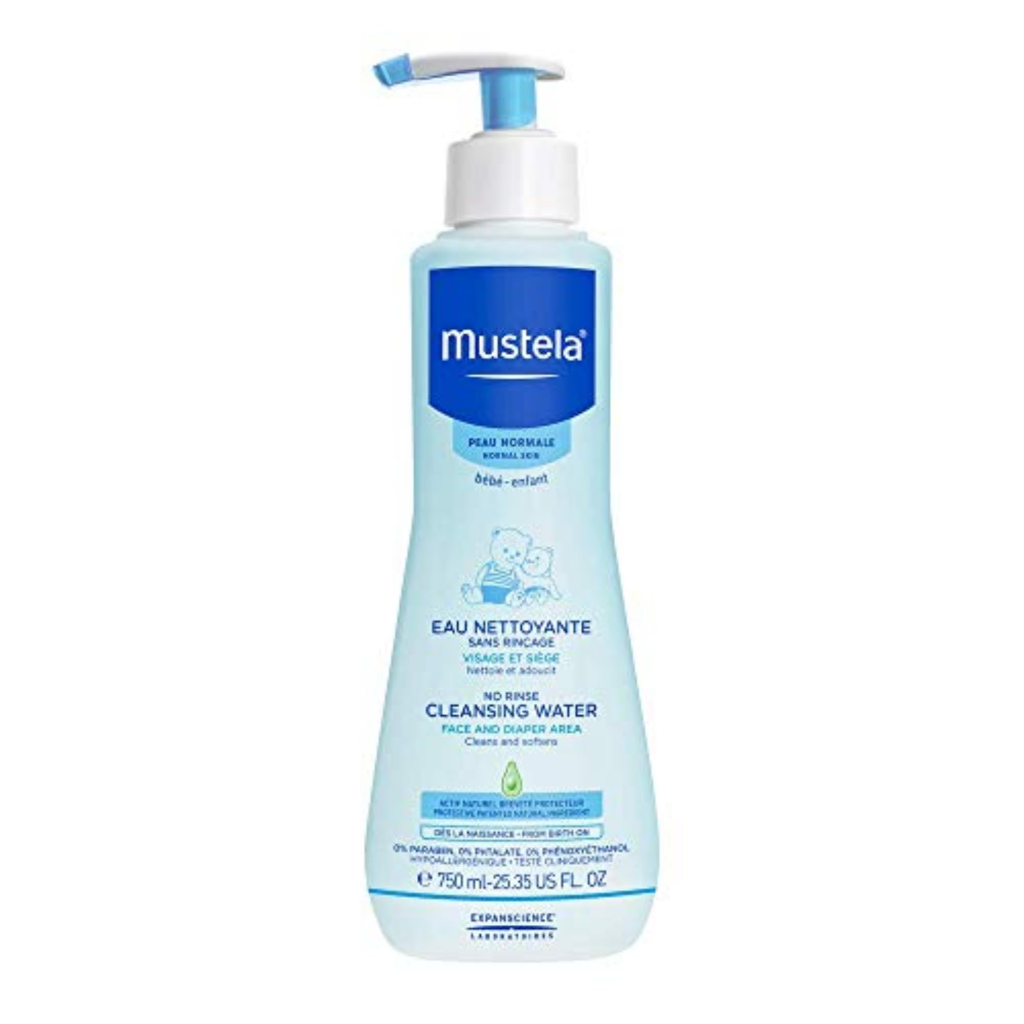 Mustela PN EAU NETTOYANTE SANS RINCAGE 750 ML/PN REINIGEND WATER ZONDER SPOELEN 750 ML