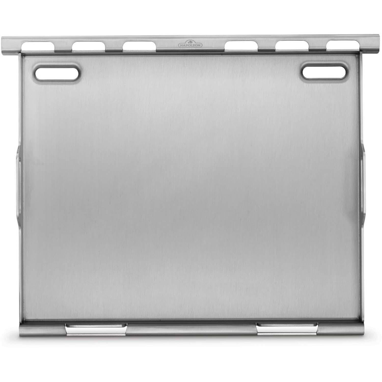 Napoleon BBQ Grill Accessory, Stainless Steel Griddle Insert - Compatible with Rogue/Freestyle 425 Model Grills, 20" x 16", Integrated Grease Traps Image