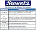 Sweet2™ Sugar Substitute – Zero Calorie Sweetener Packets with Ace‑Potassium – No Bitter Aftertaste – Heat-Stable for Baking & Beverages – Zero Sugar Sweetener 150 Packets of 2 Tsp