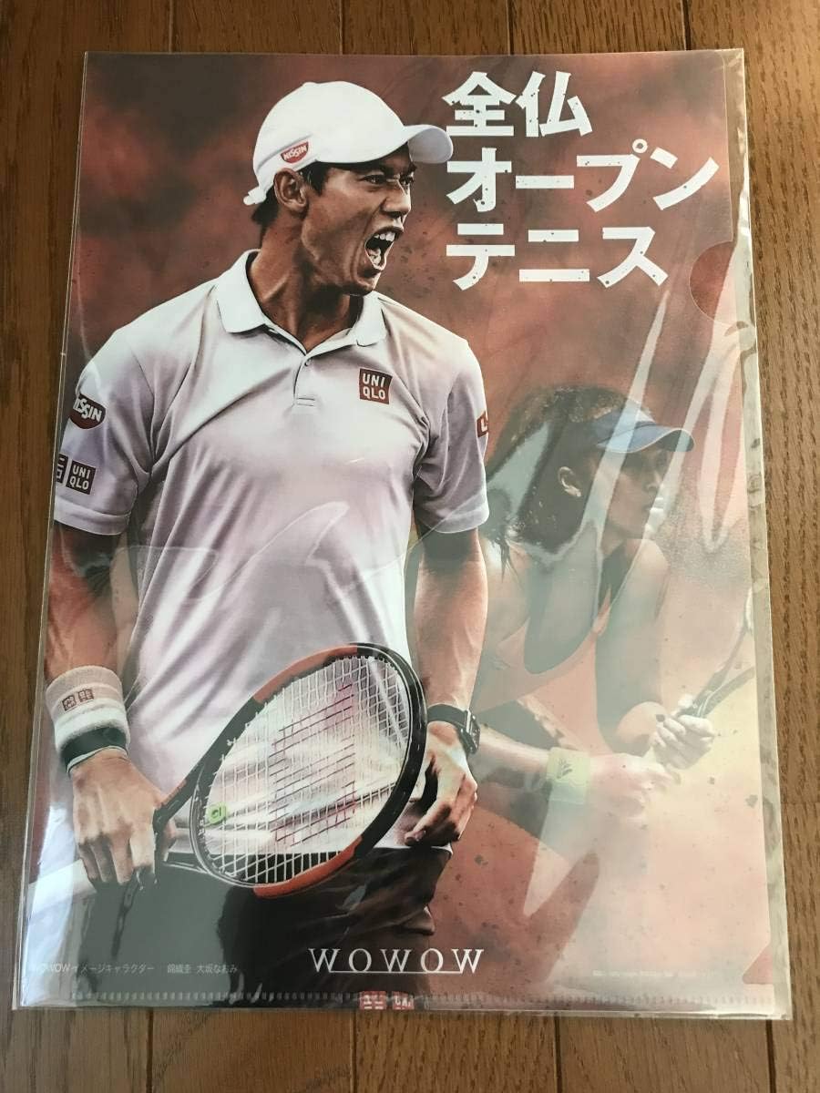 Amazon Wowow 全仏オープンテニス クリアファイル 錦織圭 大坂なおみ アイドル 芸能人グッズ 通販
