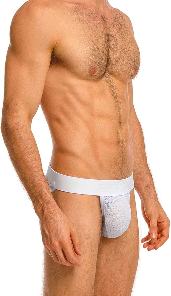 BSHETR Men's Jockstrap Athletic Supporters Underwear Multipack, Sexy Mesh Low Rise Breathable Performance Jock Strap at  Men’s Clothing store