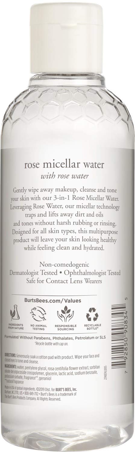 burt's bees micellar toning water