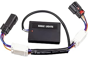 EAGLE LIGHTS Eagle Equalizer Plug and Play Load Equalizer and Stabilizer for 2010-2013 Harley Davidson Motorcycle Street Glide and Road Glide LED Turn Signals
