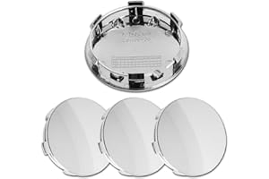 MOTOREXPERTZ ME 3.25Inch 83MM Wheel Center Caps for Cadillac Chevrolet Chevy GMC Escalade Colorado Tahoe Silverado Sierra 1500 Rim Hub Caps, Pack of 4 (Chrome, Outer 83MM, Inner 75MM)