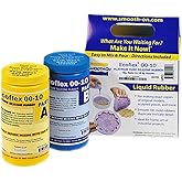 Smooth-On Ecoflex 00-10 Translucent Super-Soft Silicone Rubber Kit, Pint Unit