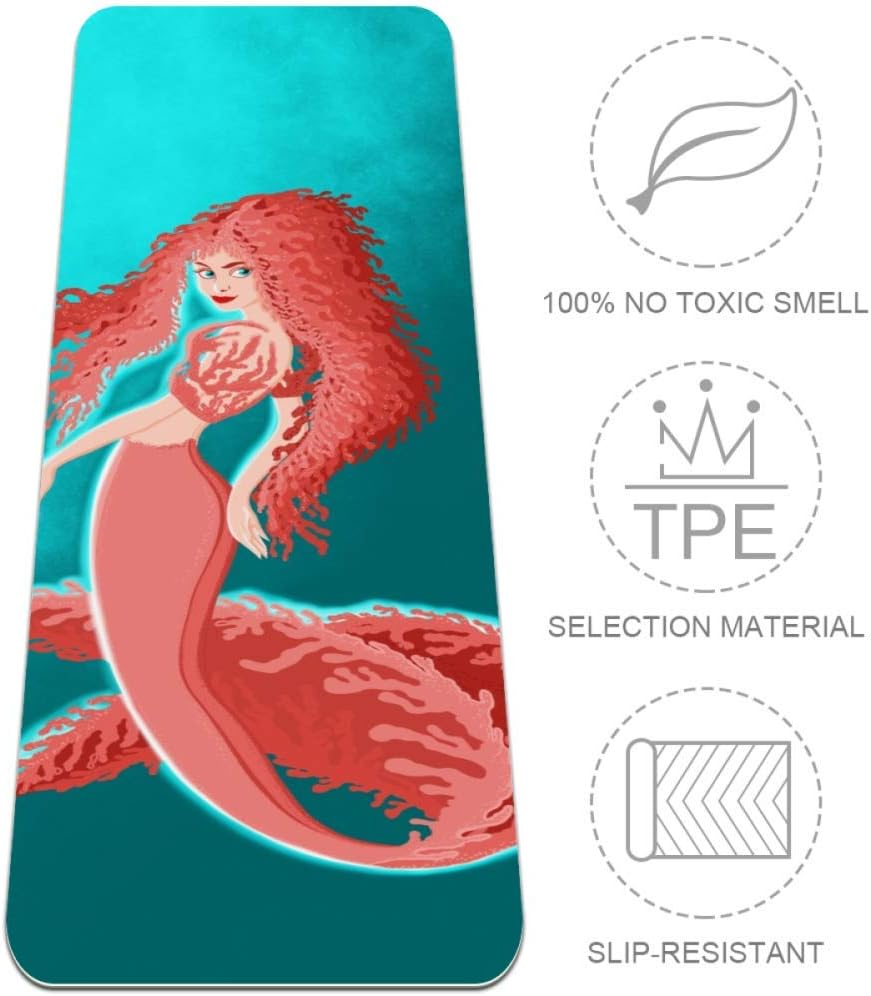 mermaid yoga mat