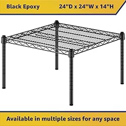 Zedfire 24" x 24" x 14" Black Epoxy Wire Storage