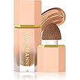 URQT Highly Pigmented Liquid Contour - Built-in Sponge Tip Sculpted Complexion Wand Contour Long Lasting Natural Weightless Buildable Highlighters Contour Contouring Bronzer (#101 GOLDEN SUN)