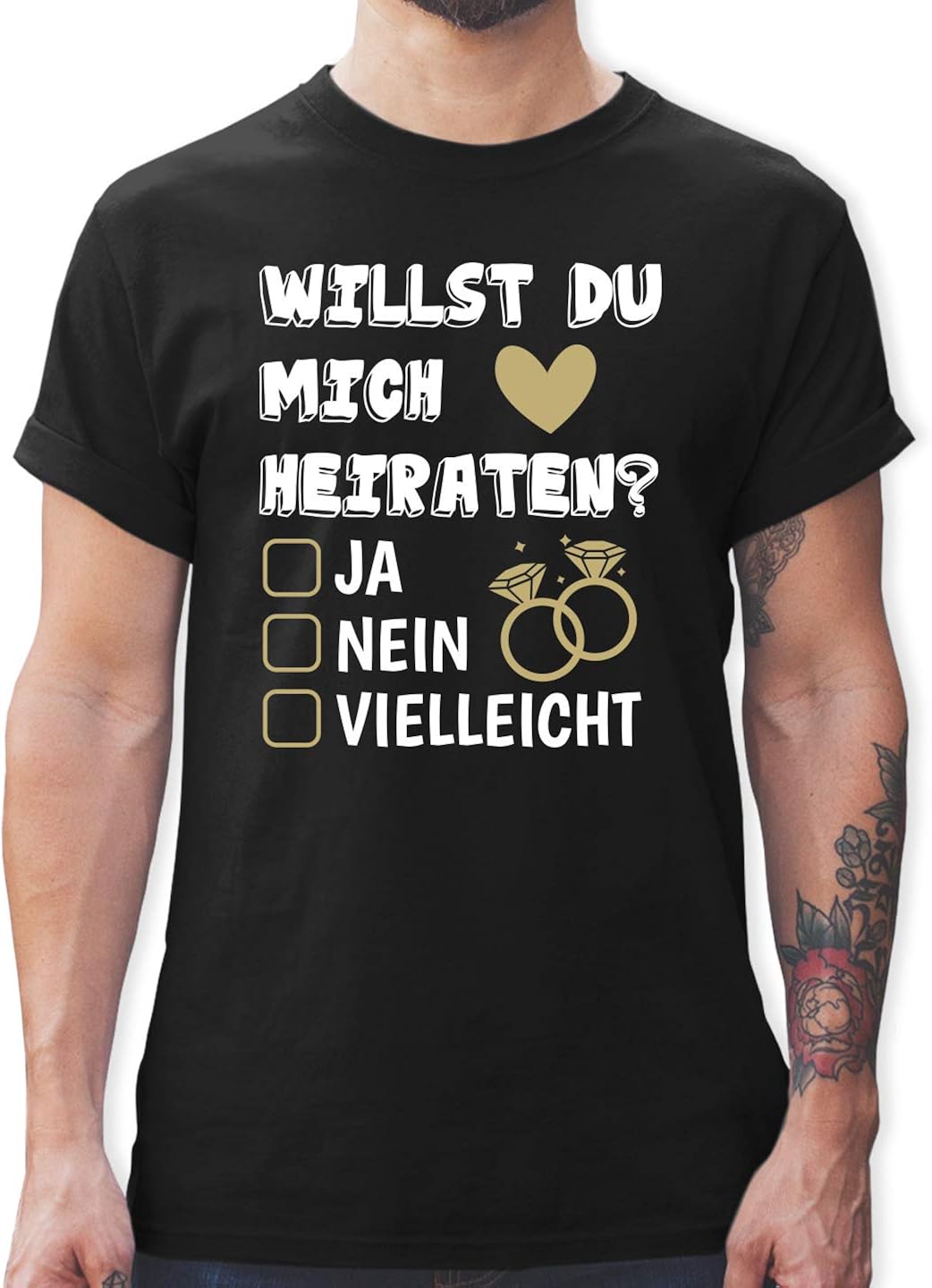 Willst Du Mich Heiraten T Shirt