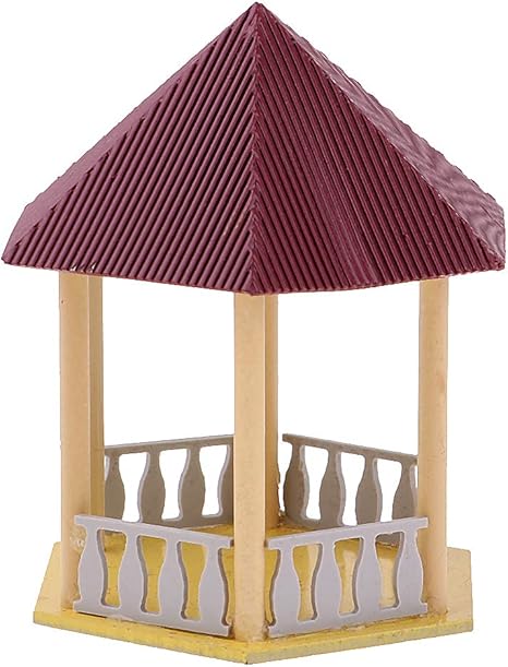 Amazon 東屋モデル あずまや模型 砂テーブル 公園風景 飾り 中国建築デザイン 全4選択 3 プラモデル 通販
