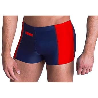 Aquarti Herren Badehose mit Reißverschlusstasche Badeshorts