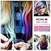 Meland Temporary Hair Chalk Set - 12 Colors Non Toxic Hair Chalk Pens, Hair Dye for Kids Girls and Adults Party Gift